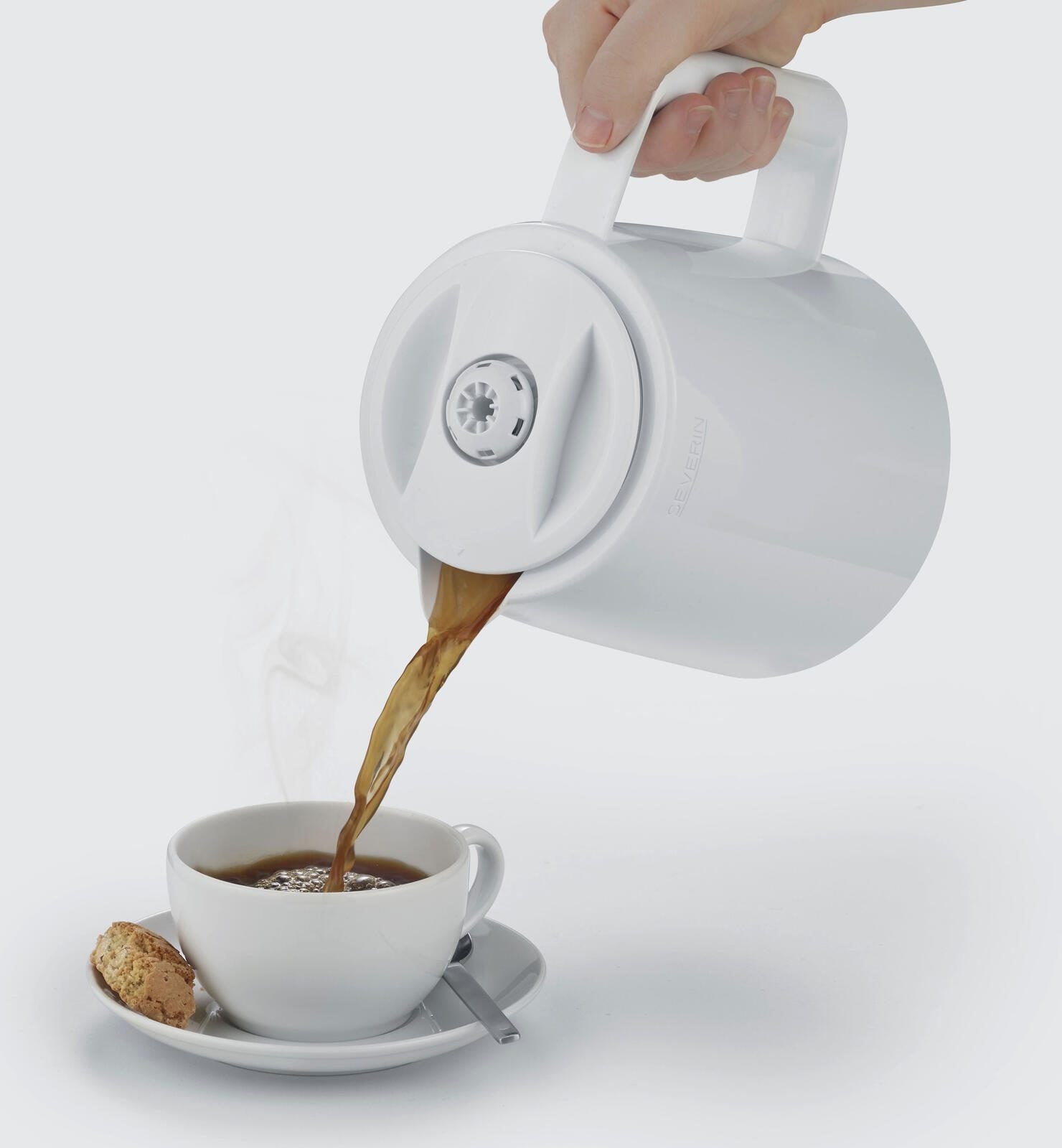 SEVERIN KA 9314 Doppel-Kaffeemaschine 2x 1.000 W weiß