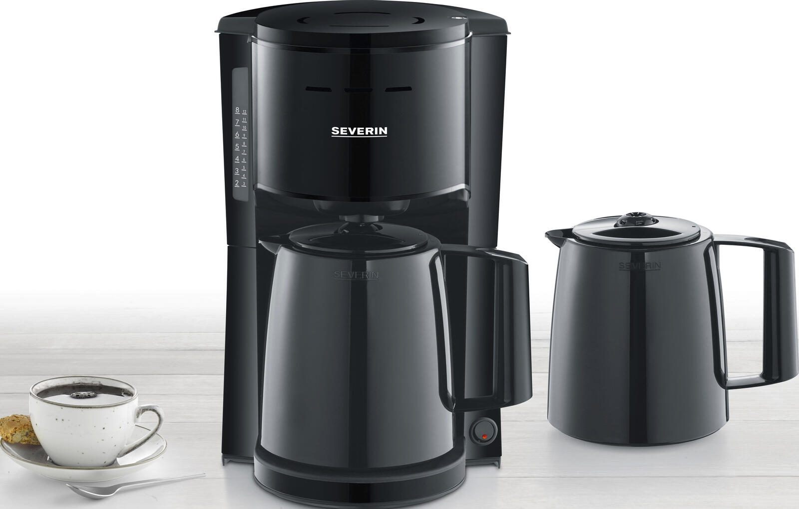 SEVERIN KA9307 Kaffeemaschine schwarz