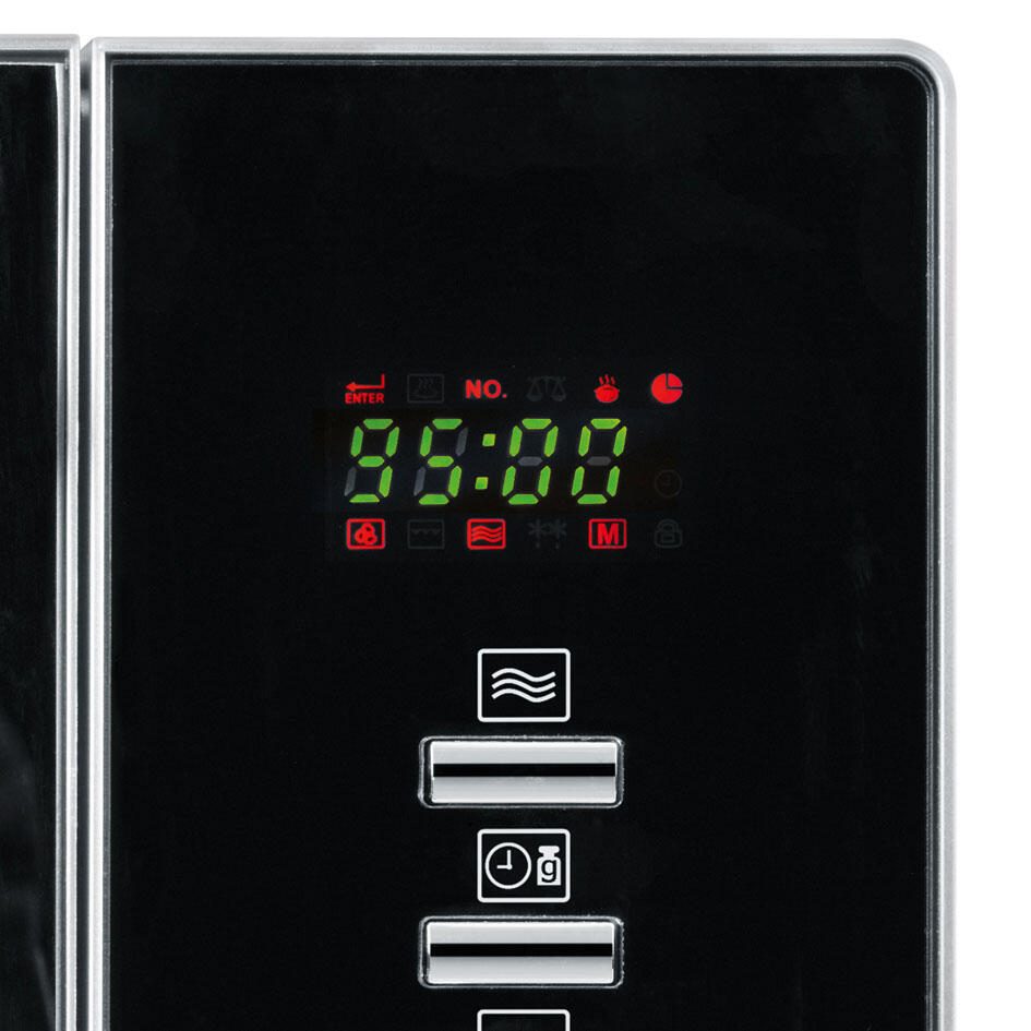 Severin Mikrowelle MW 7773 schwarz, edelstahl