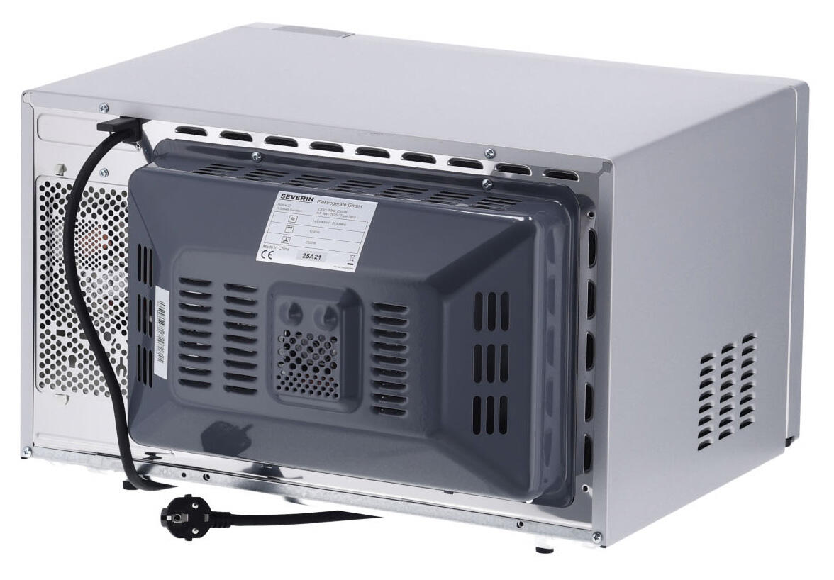 Severin Mikrowelle MW 7775 schwarz, edelstahl