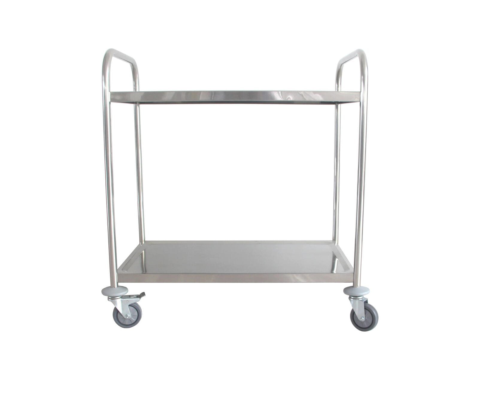 Servierwagen silber 84,5 x 52,5 x 94,0 cm