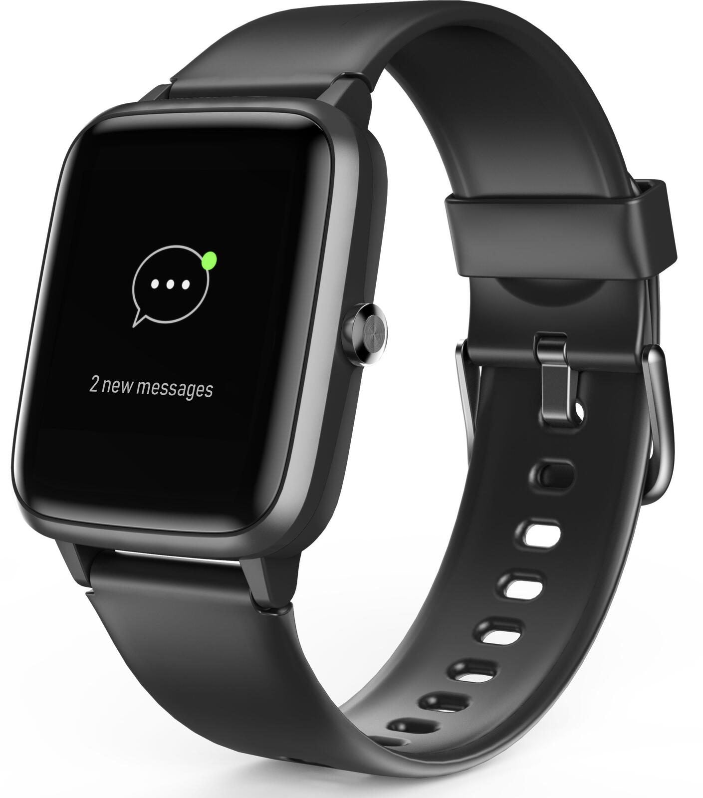 hama Fit Watch 5910 Smartwatch schwarz