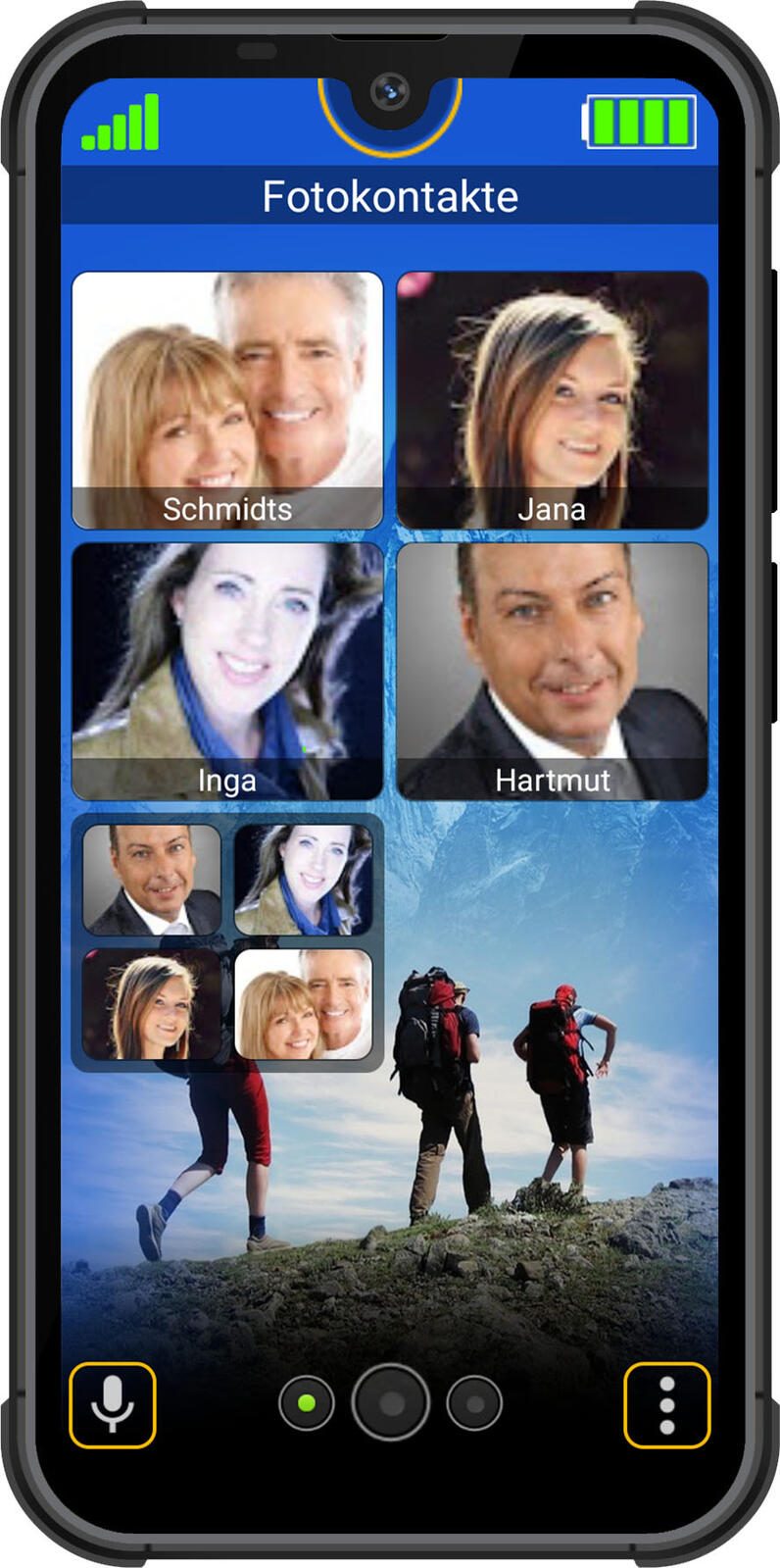 bea-fon Smartphone MX1 128GB schwarz