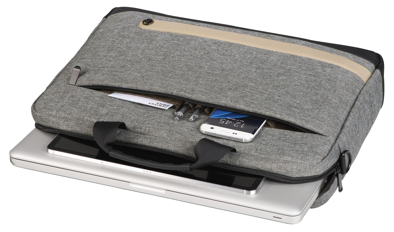 Hama Laptoptasche Terra grau bis 33,8 cm (13,3 Zoll)