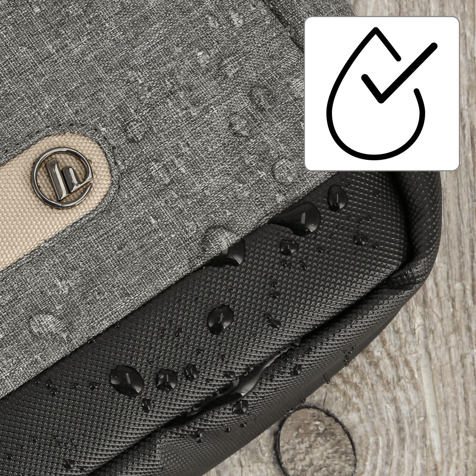 Hama Laptoptasche Terra grau bis 33,8 cm (13,3 Zoll)