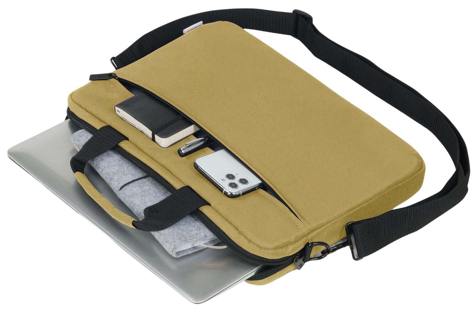 BASE XX Laptoptasche Slim camel braun bis 39,6 cm (15,6 Zoll)