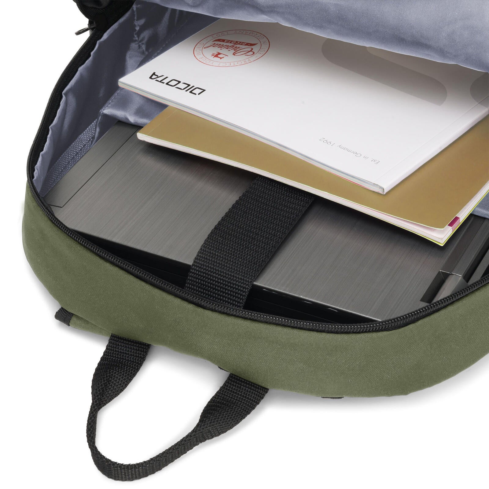 BASE XX Laptop-Rucksack B2 olivgrün 20,0 l bis 39,6 cm (15,6 Zoll)