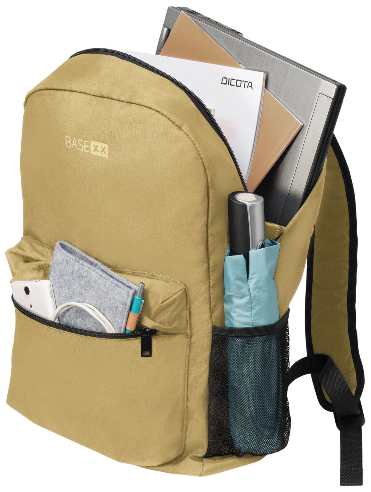 BASE XX Laptop-Rucksack B2 camel braun 20,0 l bis 39,6 cm (15,6 Zoll)