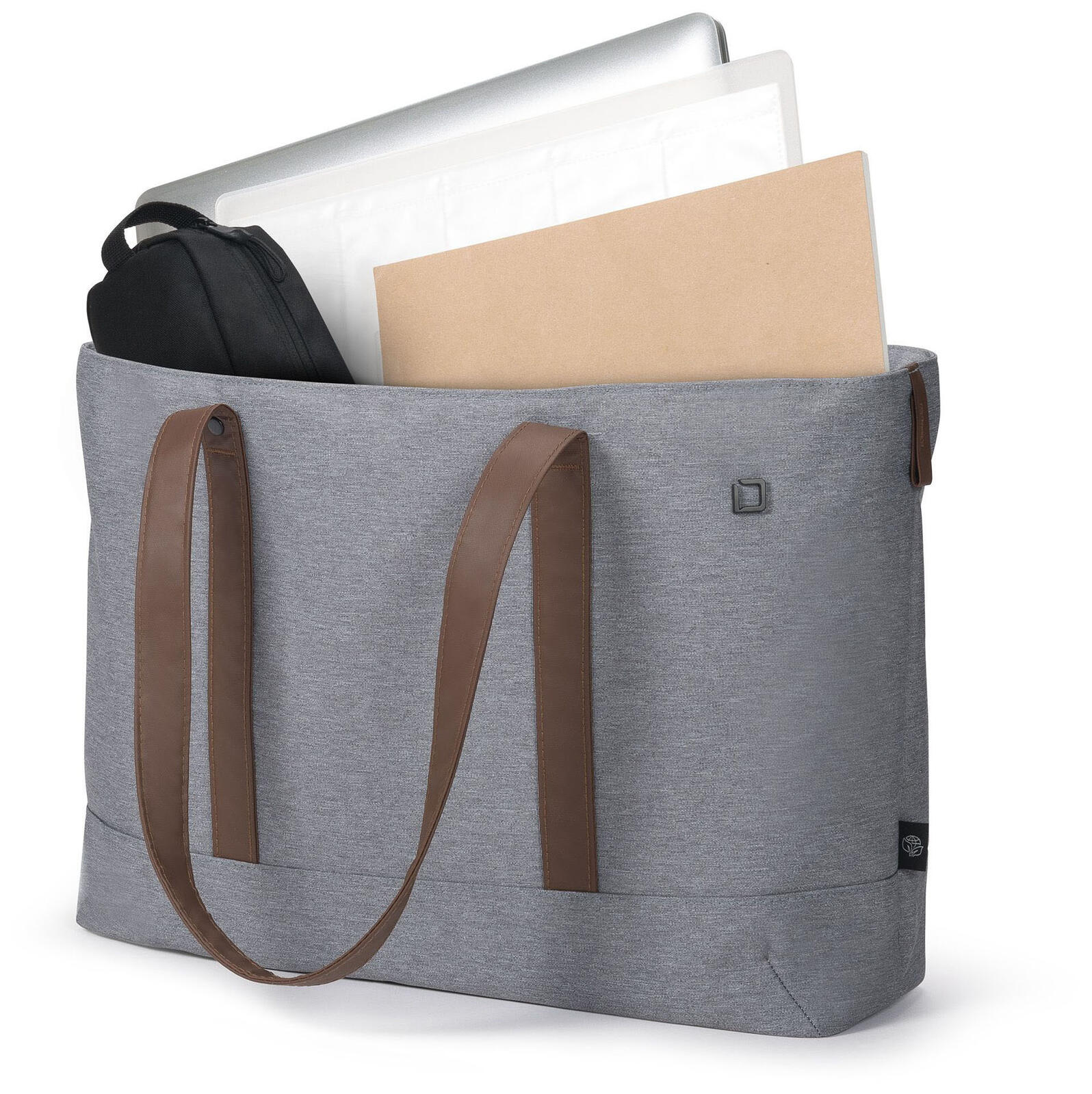 Dicota Laptoptasche Bag Eco MOTION 35,0 x 2,5 x 24,5 cm grau