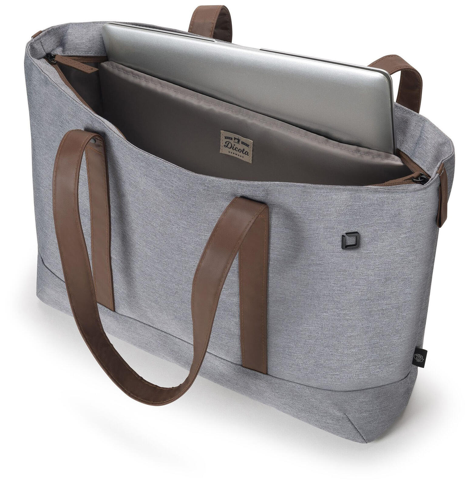 Dicota Laptoptasche Bag Eco MOTION 35,0 x 2,5 x 24,5 cm grau