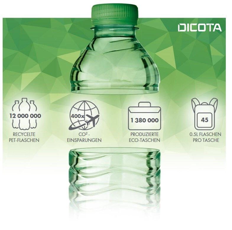 Dicota Laptoptasche Bag Eco MOTION 35,0 x 2,5 x 24,5 cm grau