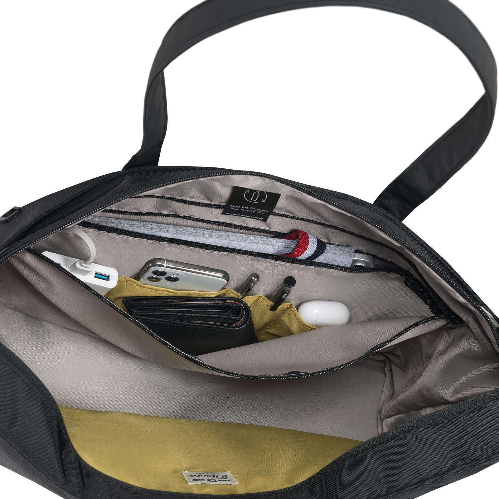 Dicota Laptoptasche Bag Eco MOTION 35,0 x 2,5 x 24,5 cm schwarz