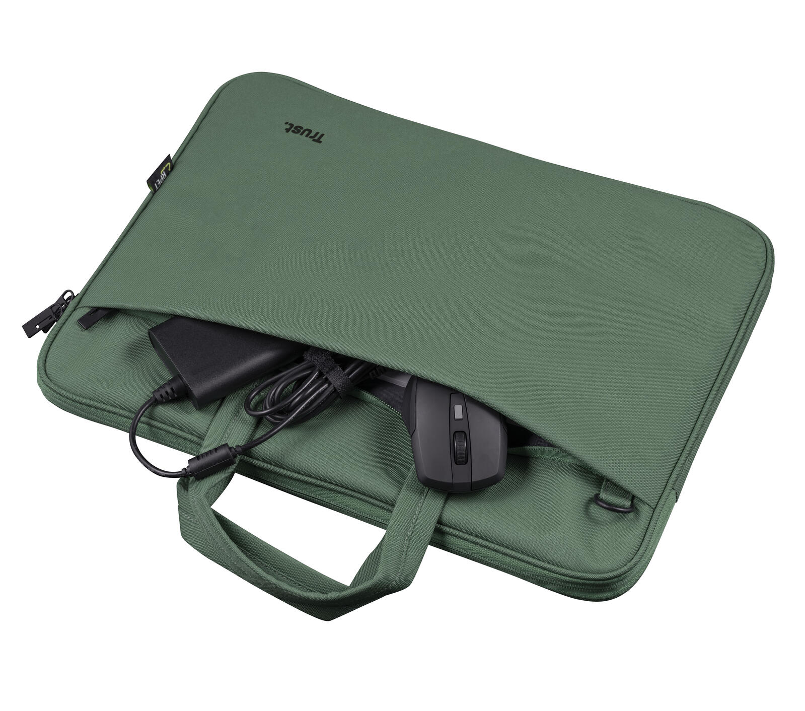 Trust Bologna Slim Laptoptasche bis 16 Zoll - Grün