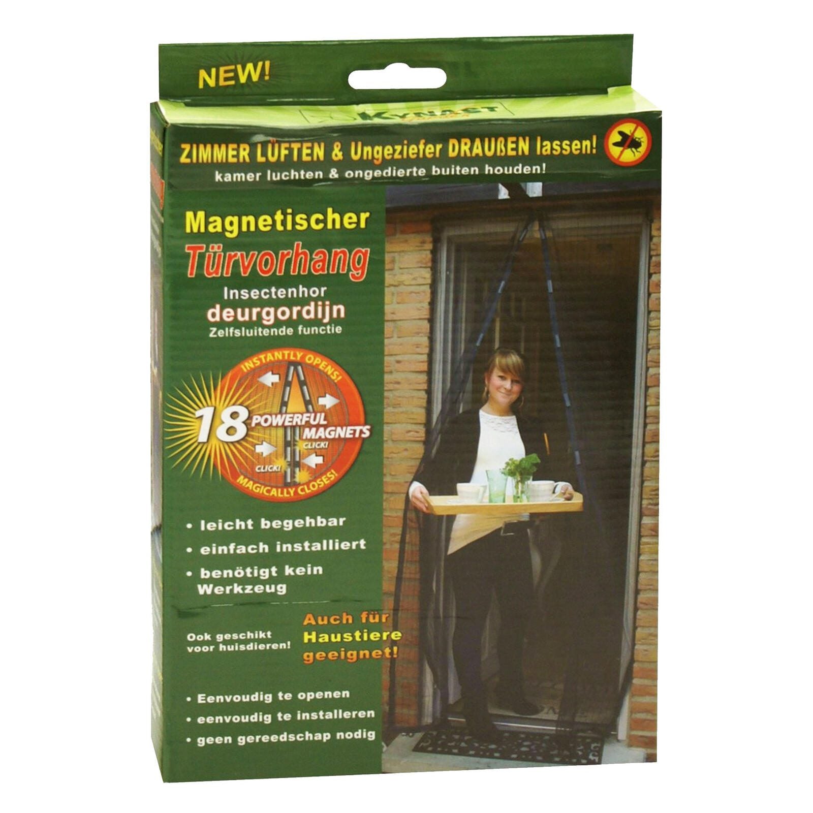 Magnet Türvorhang 1x2,10m Tüll