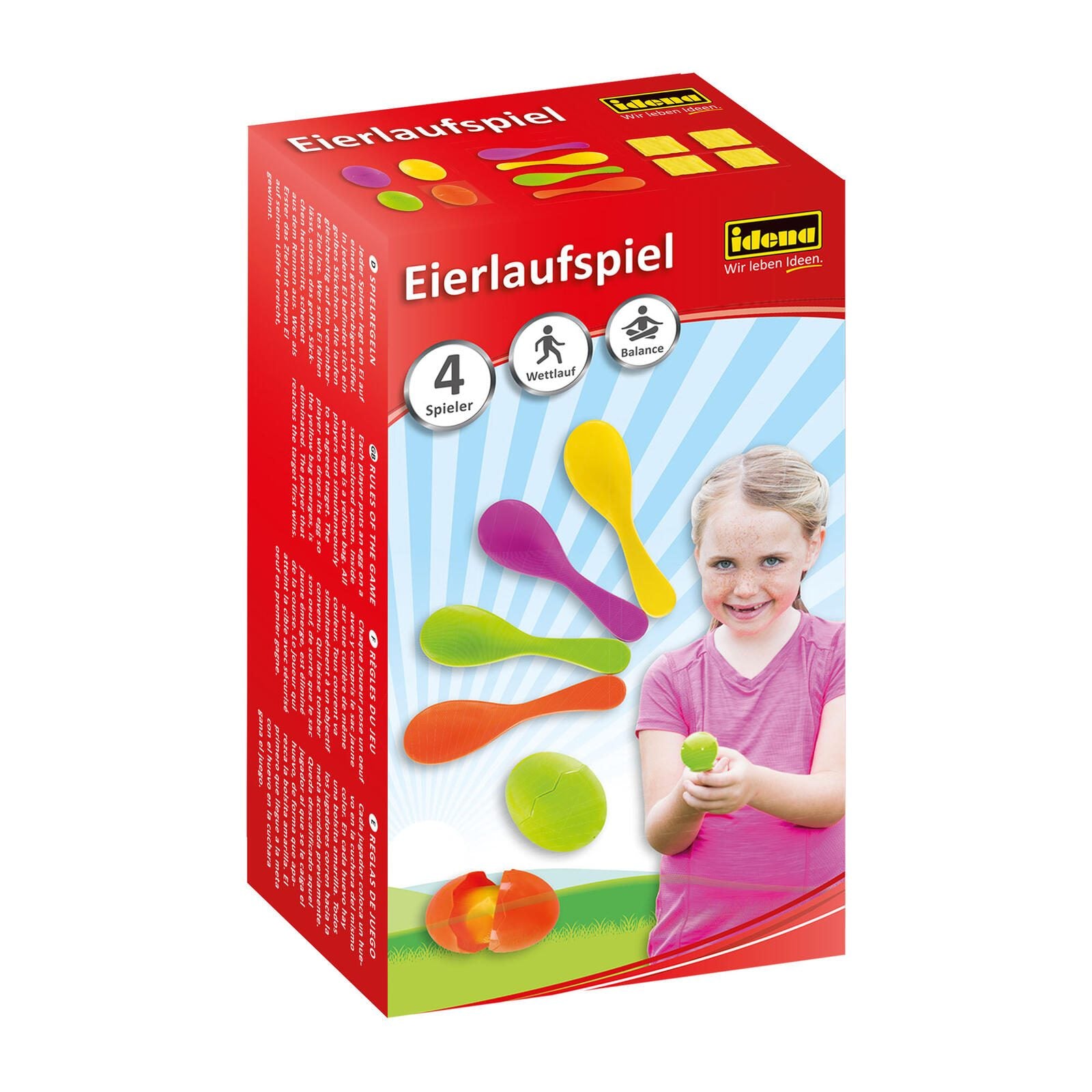 Idena Eierlaufspiel Geschicklichkeitsspiel