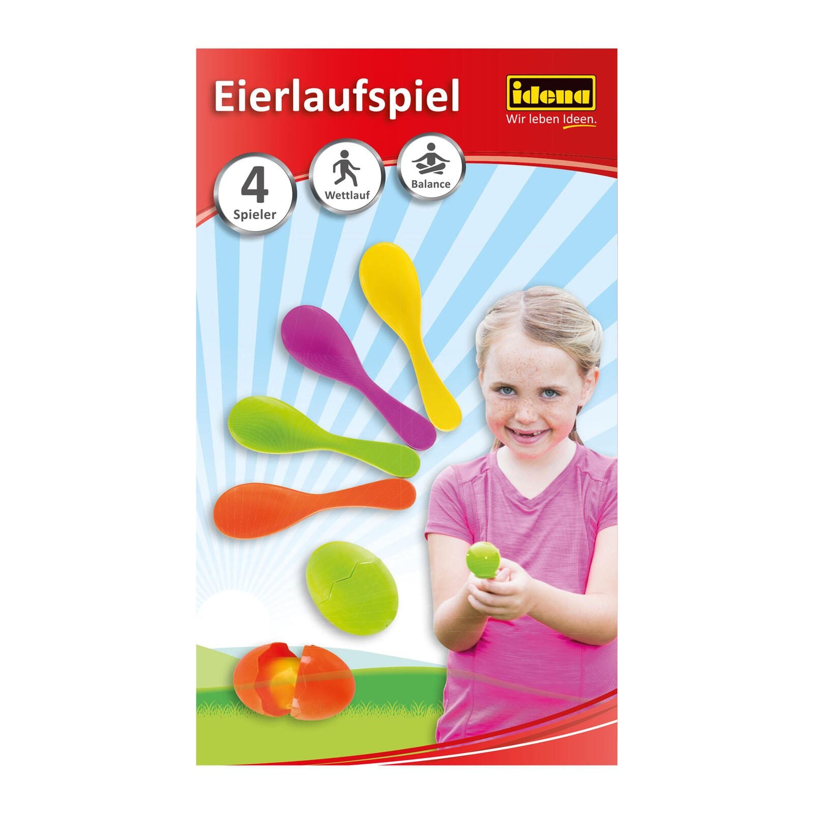 Idena Eierlaufspiel Geschicklichkeitsspiel