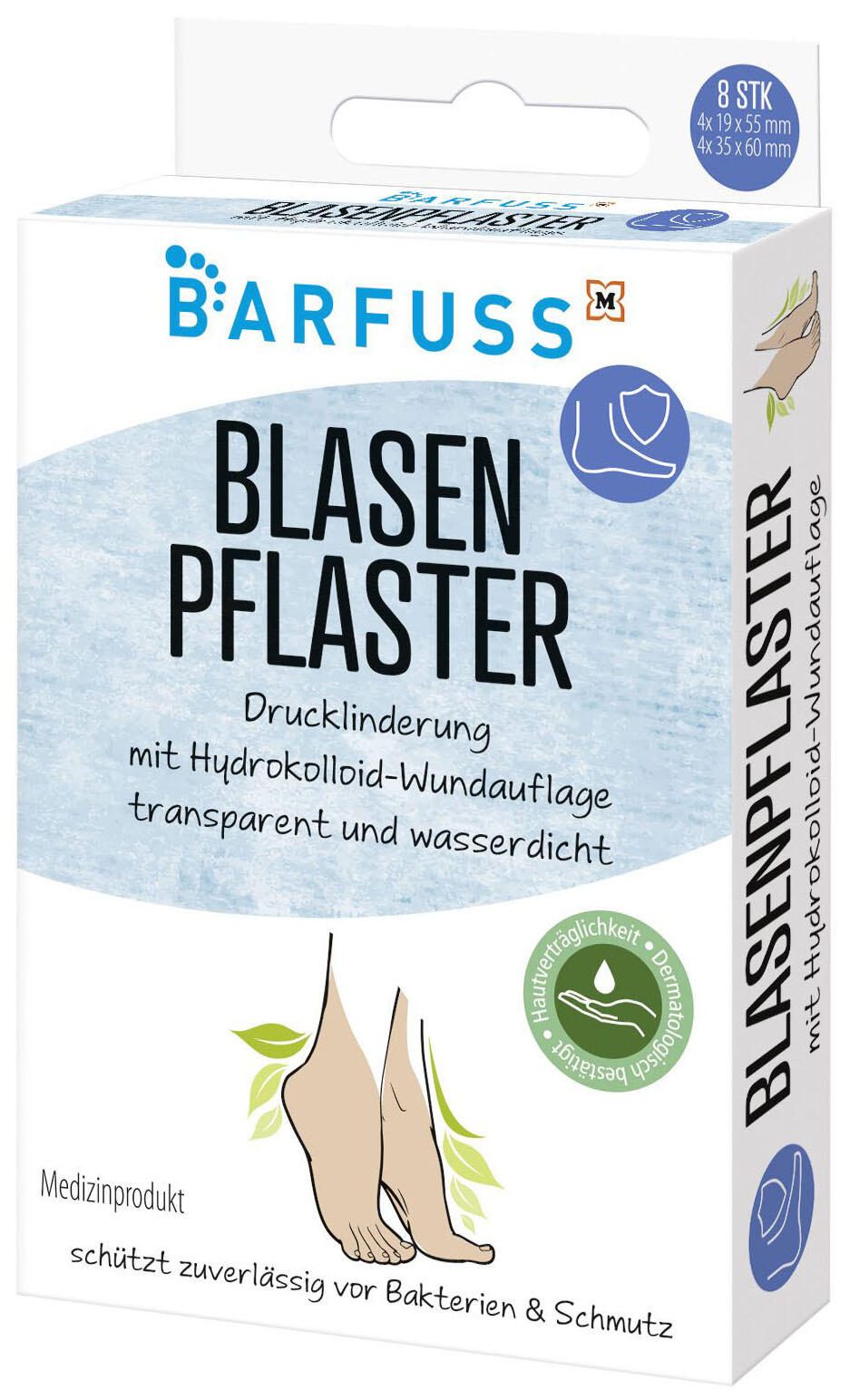 BARFUSS Blasenpflaster transparent