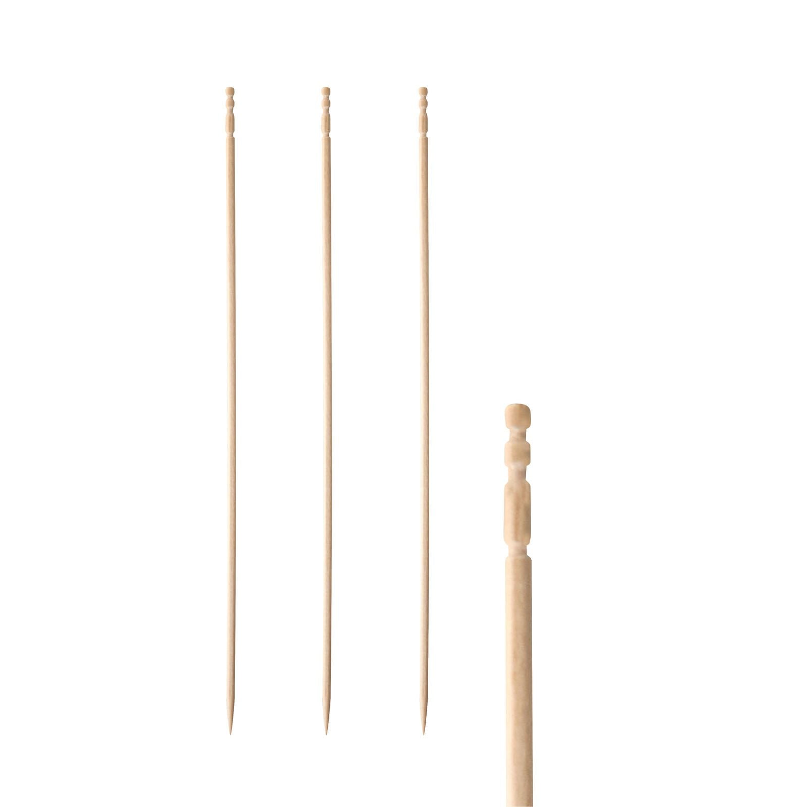 PAPSTAR Einweg-Fingerfood-Spieße braun Holz