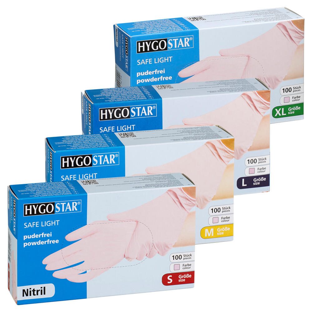HYGOSTAR Einmalhandschuhe SAFE LIGHT XL pink