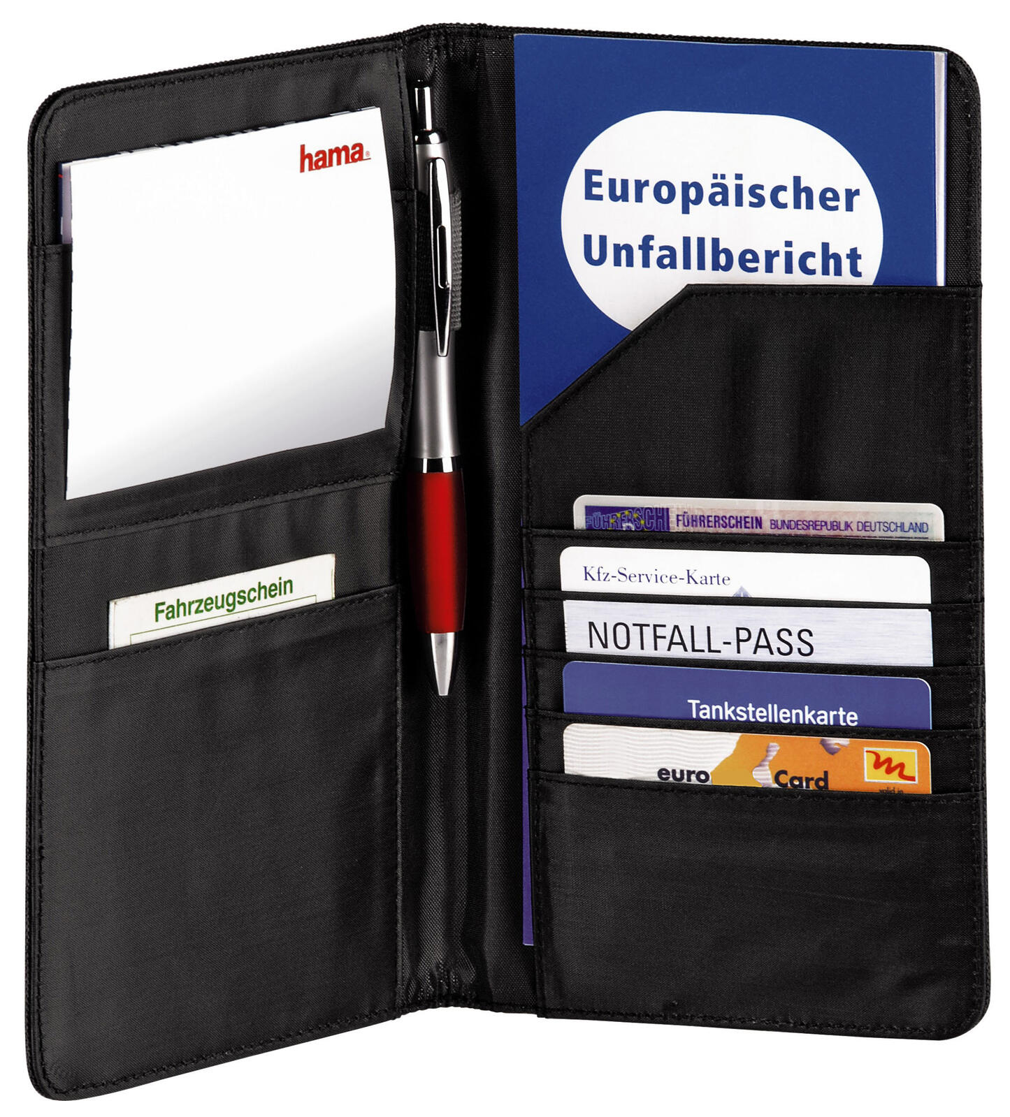 Hama Fahrzeugschein-Etui 83970 schwarz