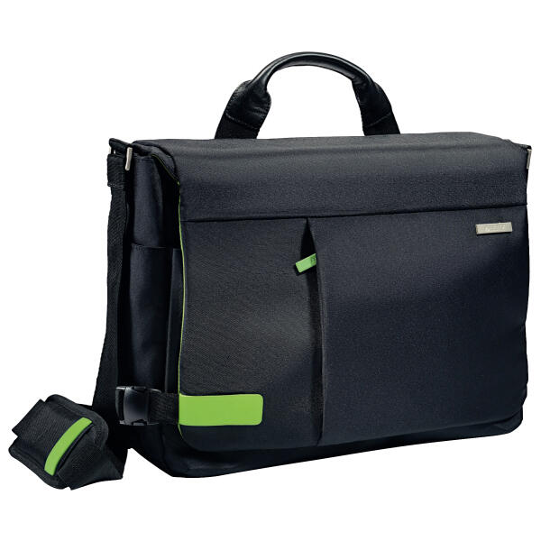 LEITZ Laptoptasche Complete 15.6' Messenger Smart Traveller schwarz bis 39,6 cm (15,6 Zoll)