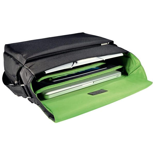 LEITZ Laptoptasche Complete 15.6' Messenger Smart Traveller schwarz bis 39,6 cm (15,6 Zoll)