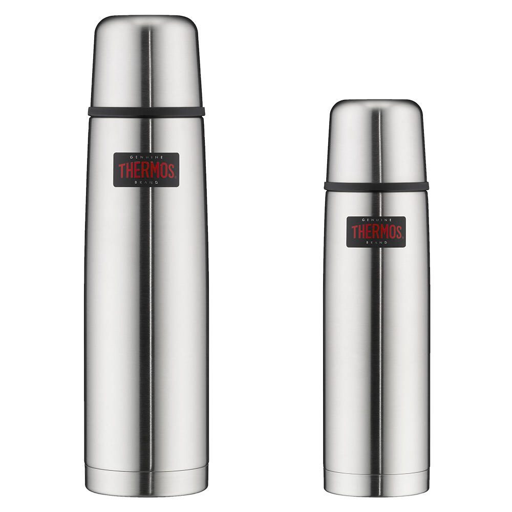 THERMOS® Isolierflasche Light & Compact 0,75 l silber