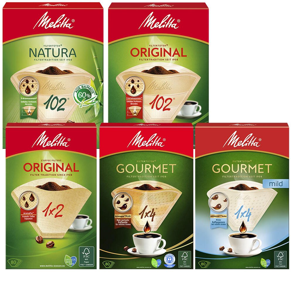 Melitta Kaffeefilter GOURMET 1x4 mild