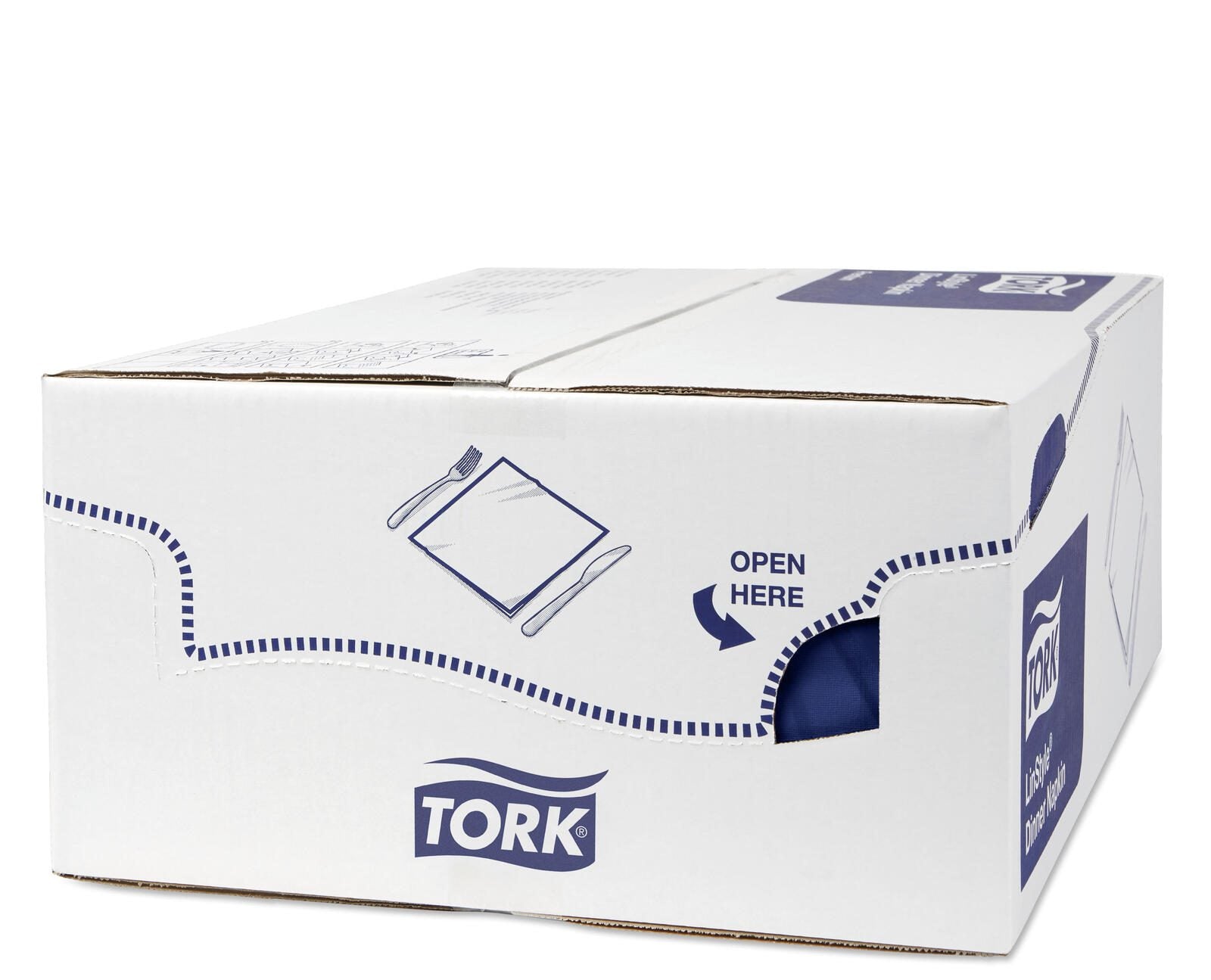 TORK Servietten 39,0 x 39,0 cm 1-lagig mitternachtsblau