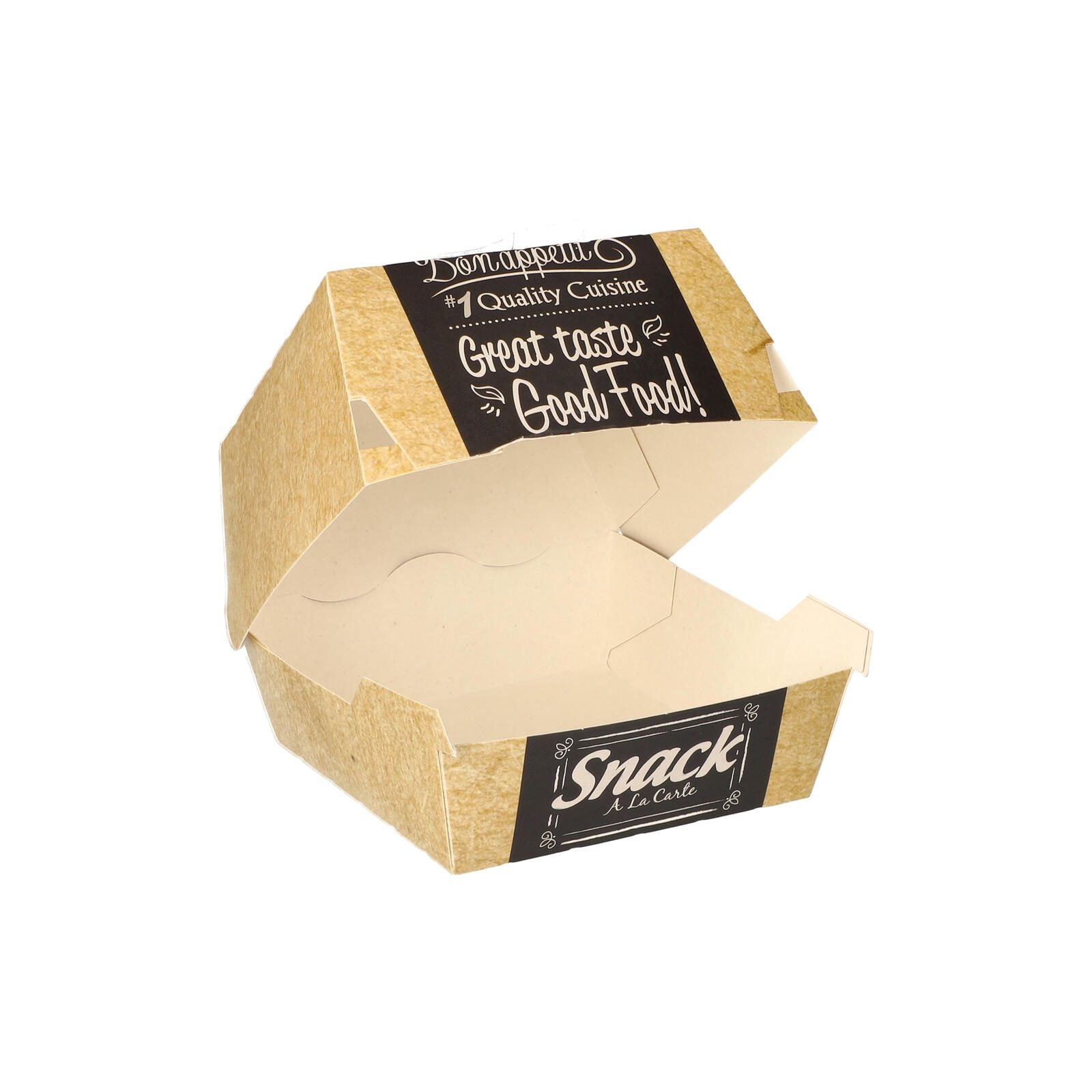 PAPSTAR Good Food Burger-Boxen braun, grau