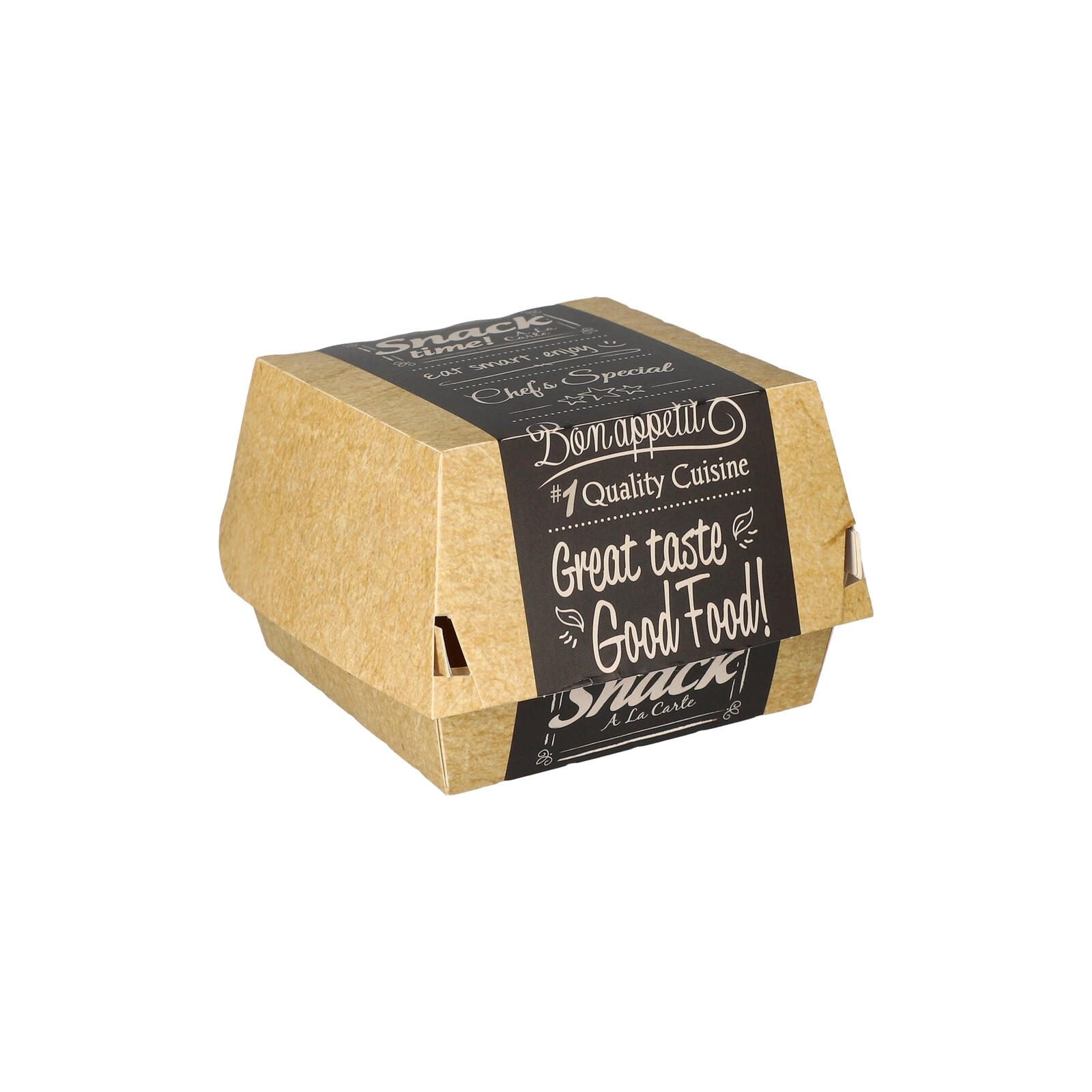 PAPSTAR Good Food Burger-Boxen braun, grau