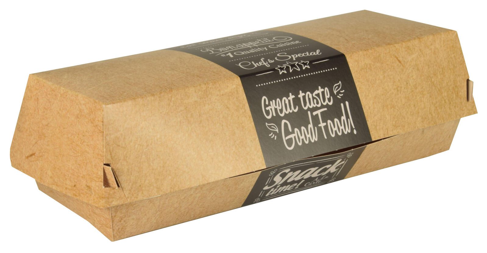 PAPSTAR Good Food Burger-Boxen braun, grau