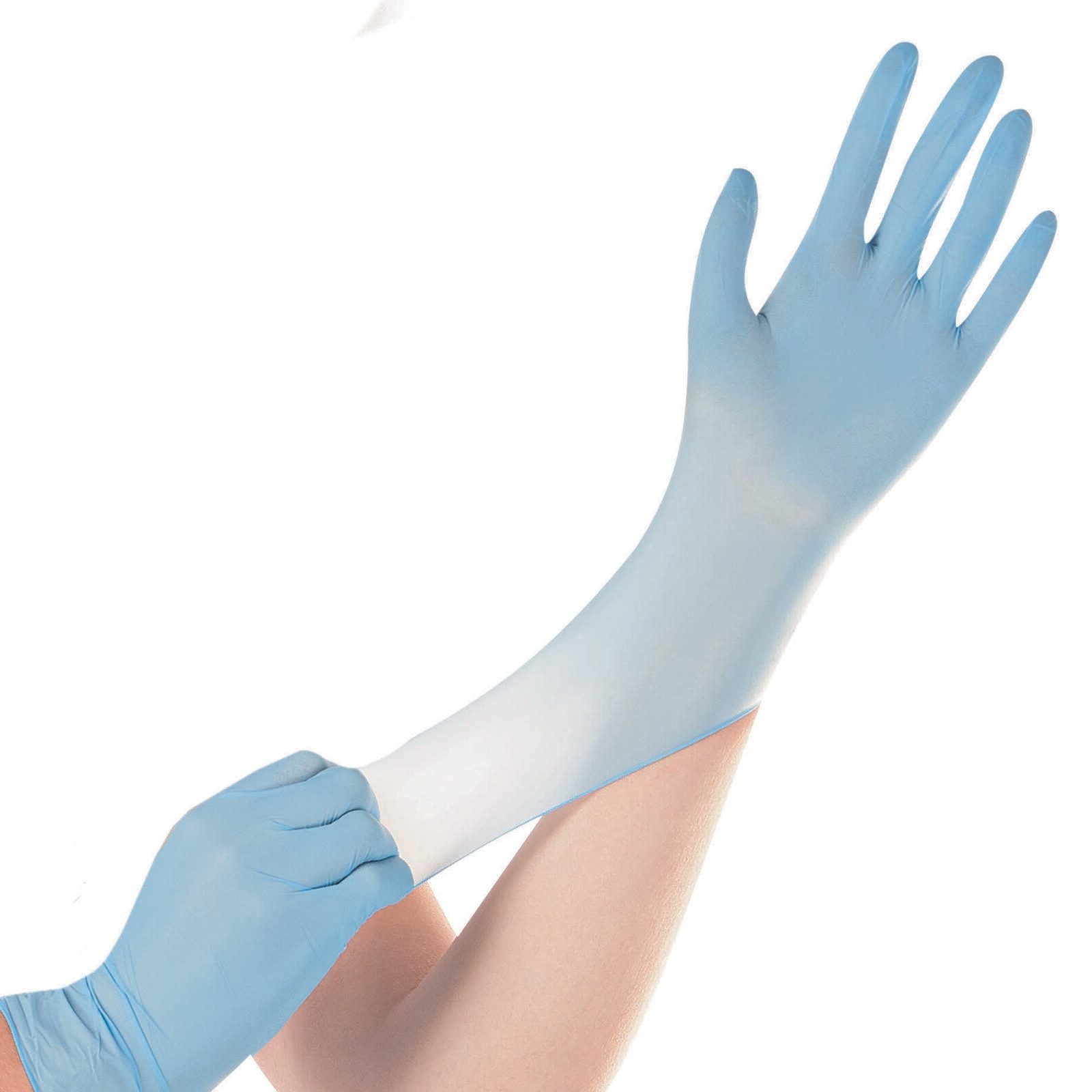 HYGOSTAR Einmalhandschuhe SAFE SUPER STRETCH M blau