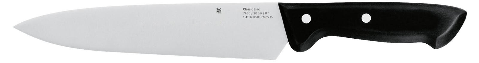 WMF Kochmesser Classic Line silber, schwarz