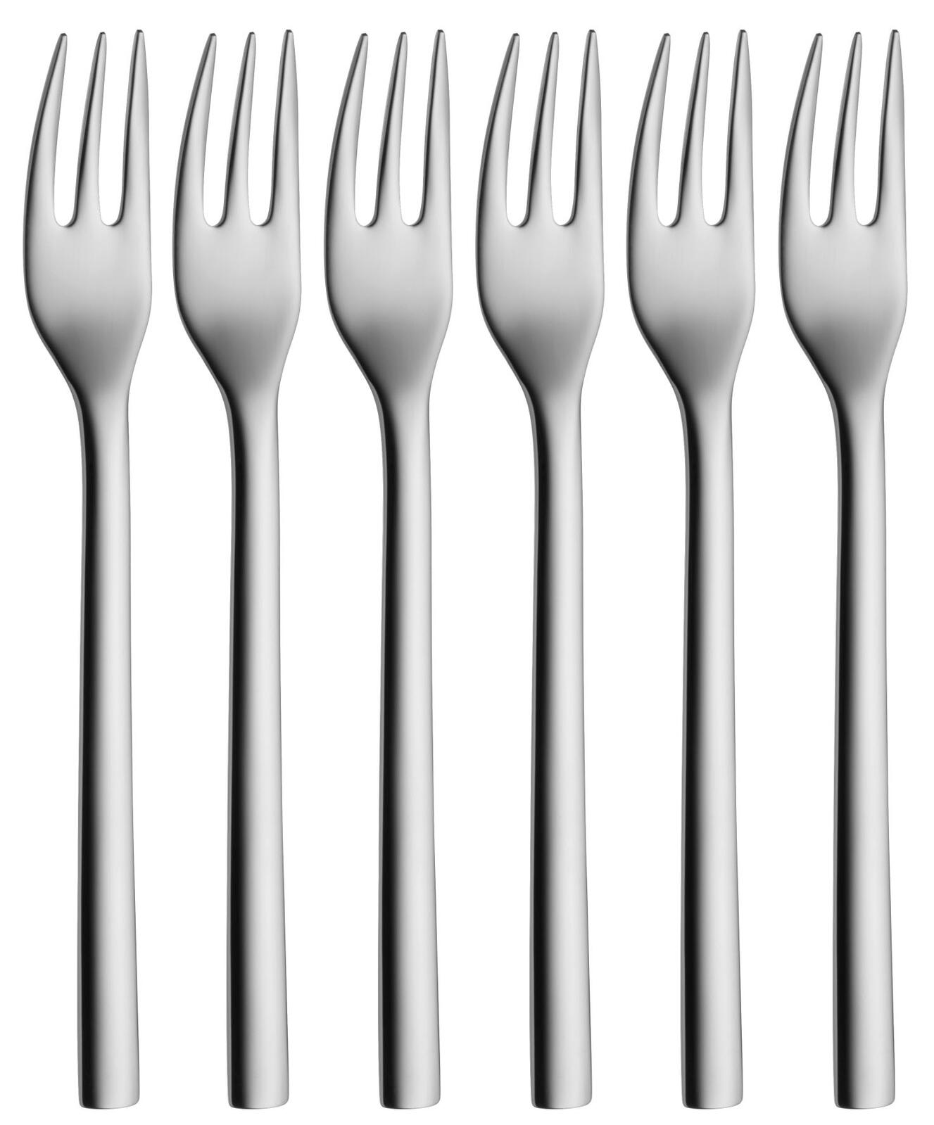 WMF Kuchengabeln Nuova silber
