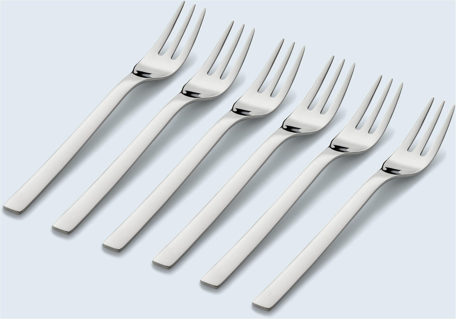 WMF Kuchengabeln Nuova silber