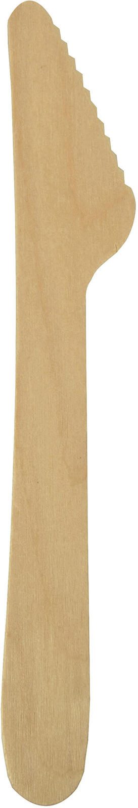 PAPSTAR Einweg-Messer pure braun