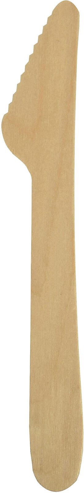 PAPSTAR Einweg-Messer pure braun