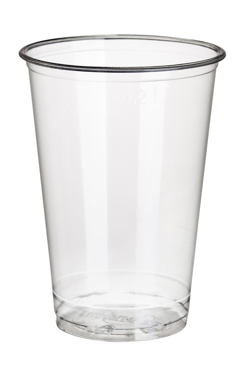 PAPSTAR pure Einweg-Trinkbecher 7.03 cm 0,2 l glasklar