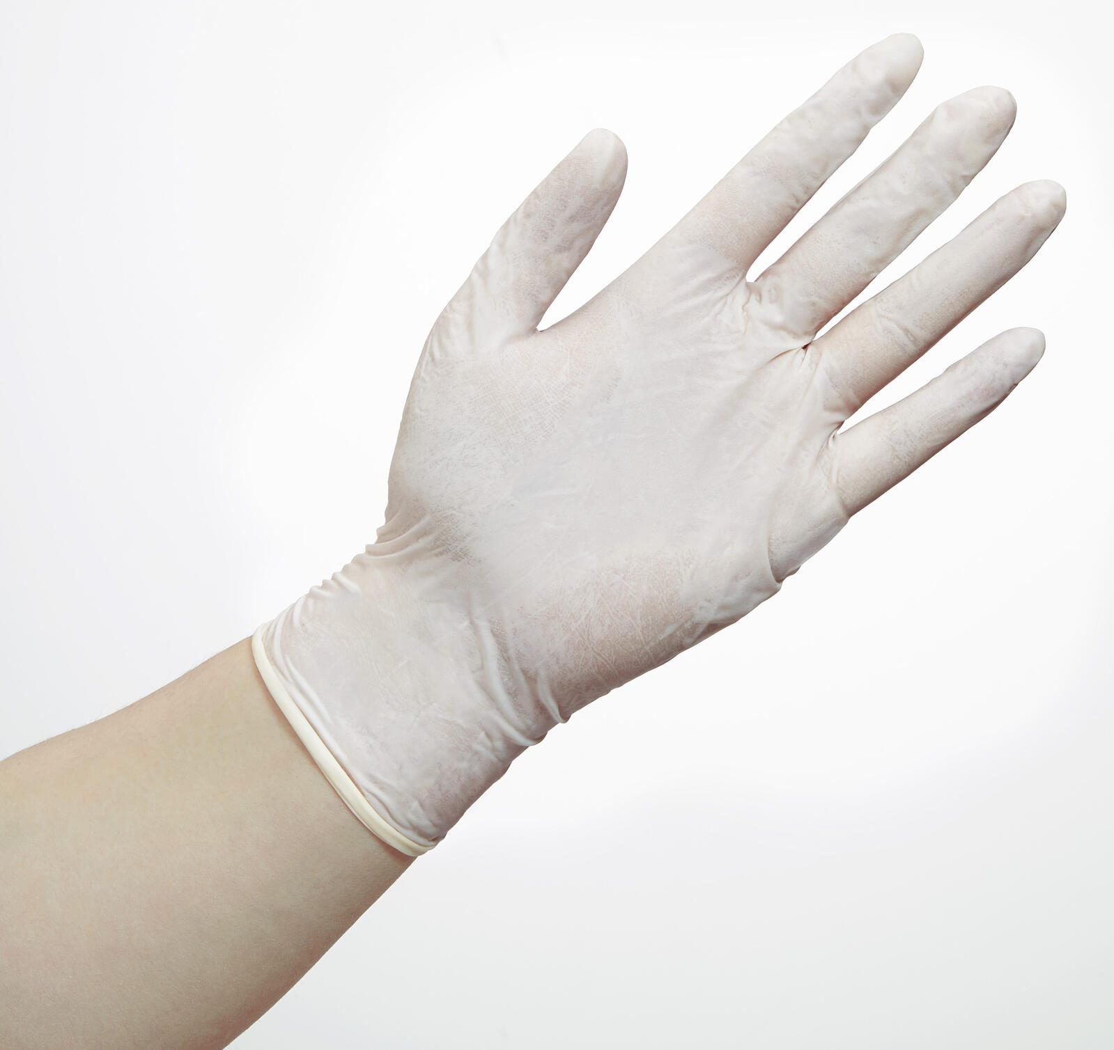 PAPSTAR Einmalhandschuhe white grip M transparent