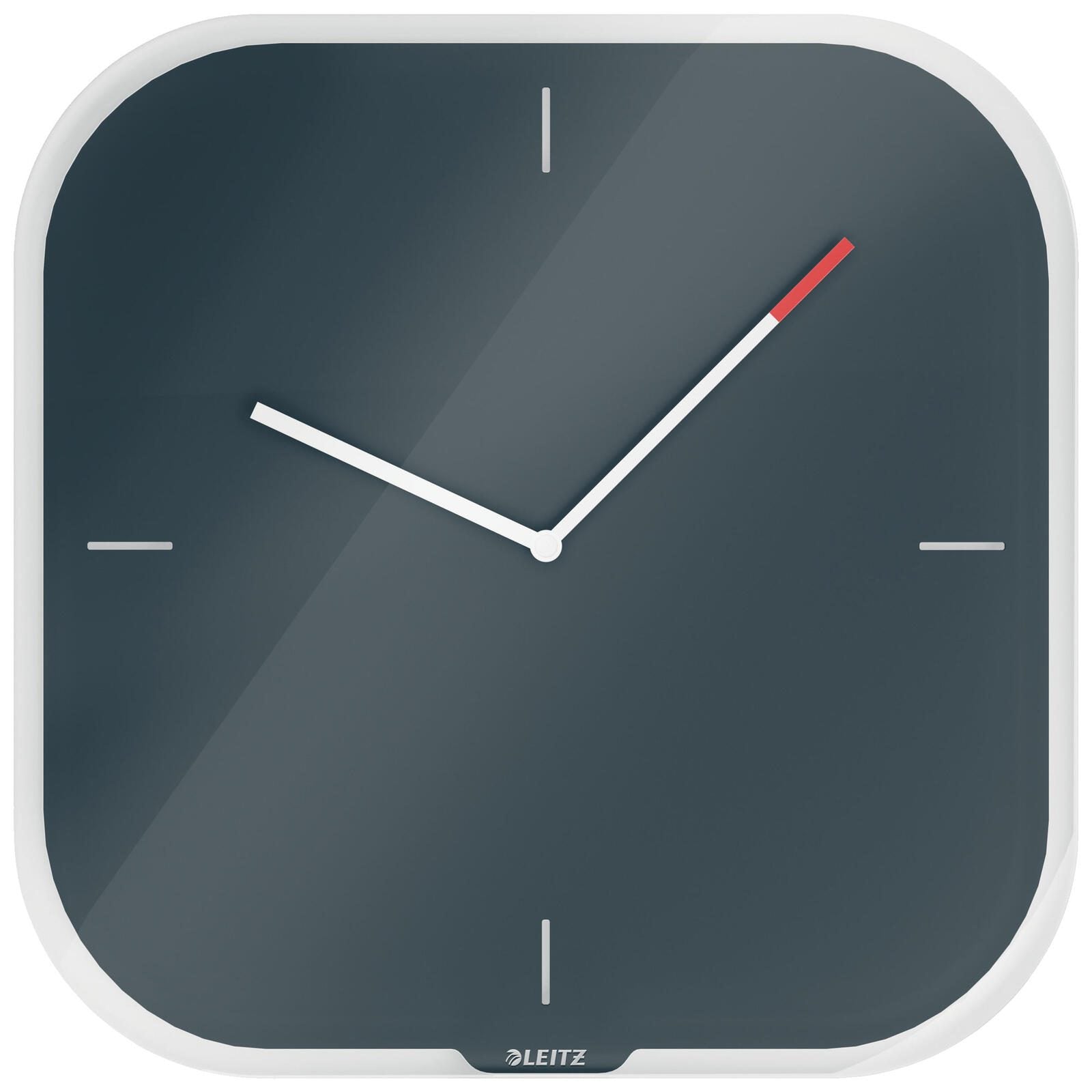 LEITZ Wanduhr Cosy grau