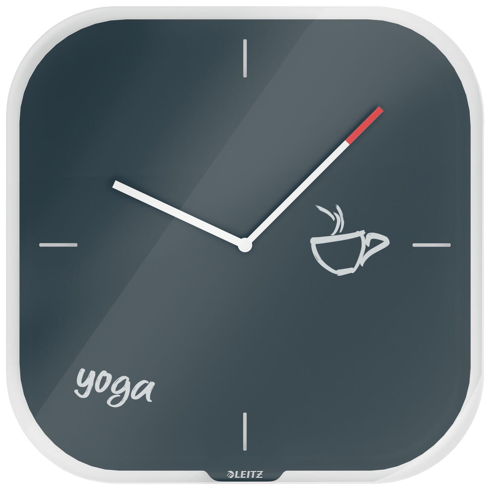 LEITZ Wanduhr Cosy grau