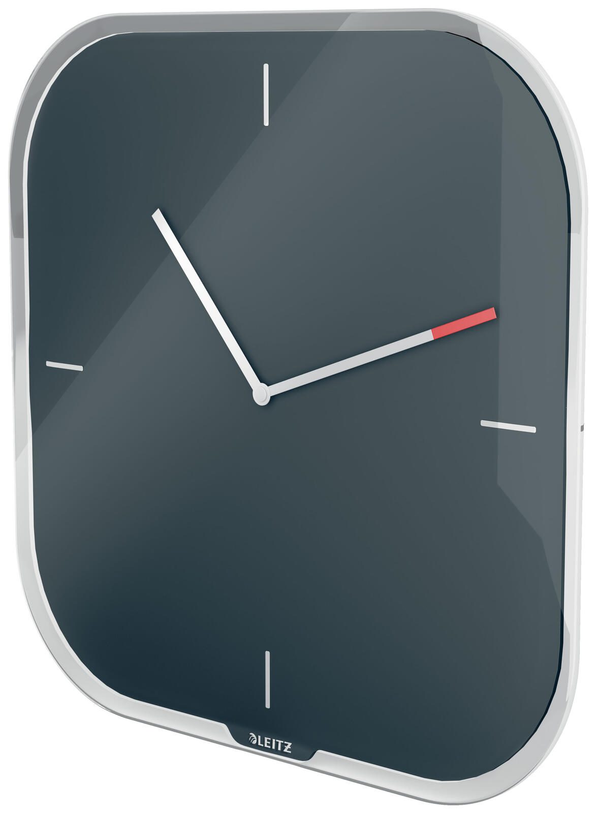 LEITZ Wanduhr Cosy grau