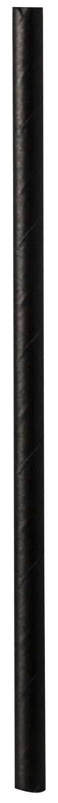 PAPSTAR Cocktail-Strohhalme pure schwarz