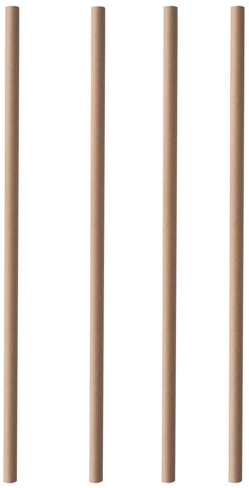 PAPSTAR Strohhalme pure braun