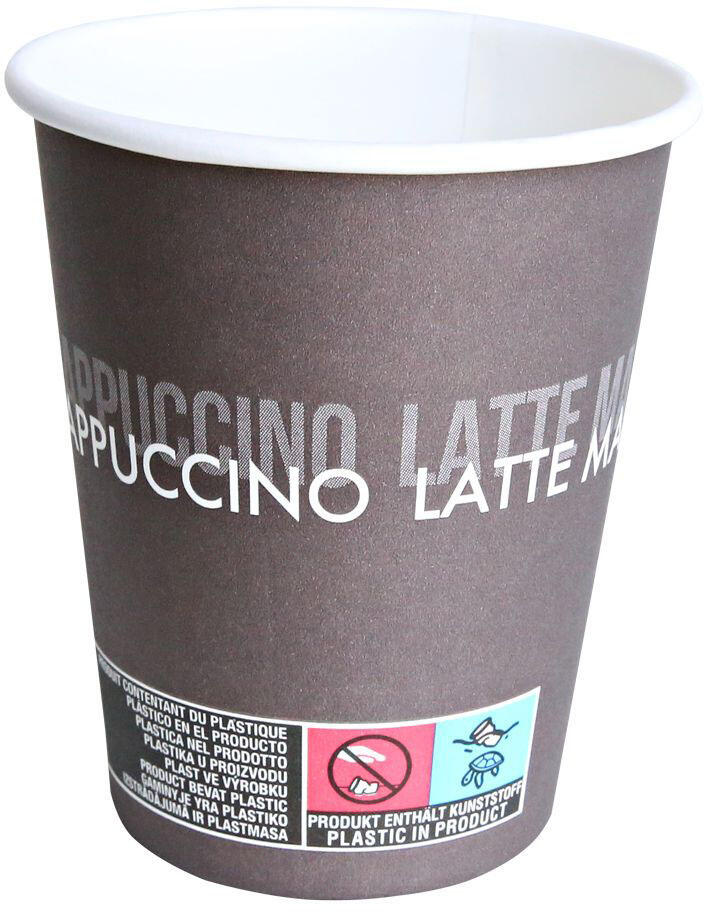 HYGOSTAR Einweg-Kaffeebecher 8 cm 0,2 l braun