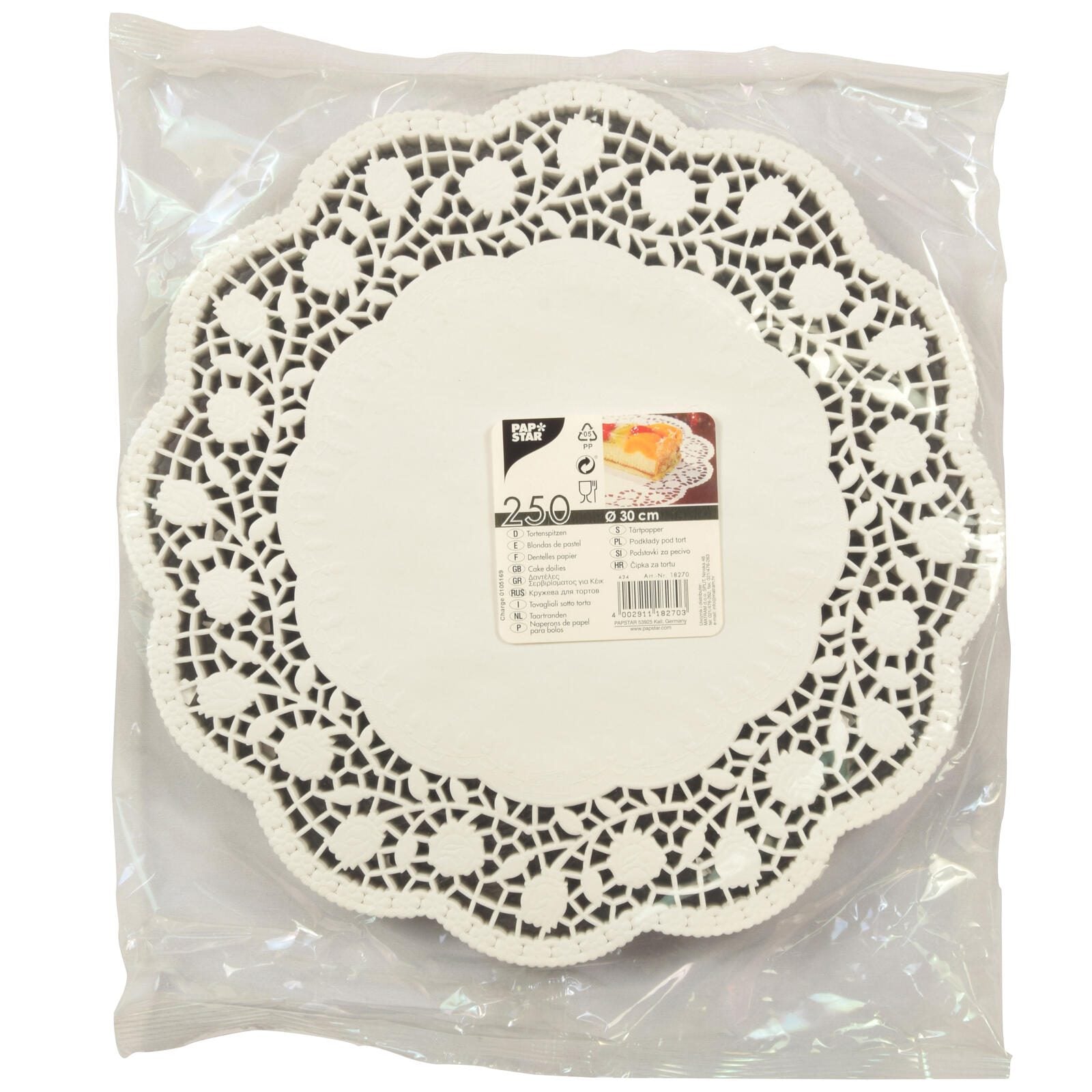 PAPSTAR Tortenunterlagen 30 cm weiß