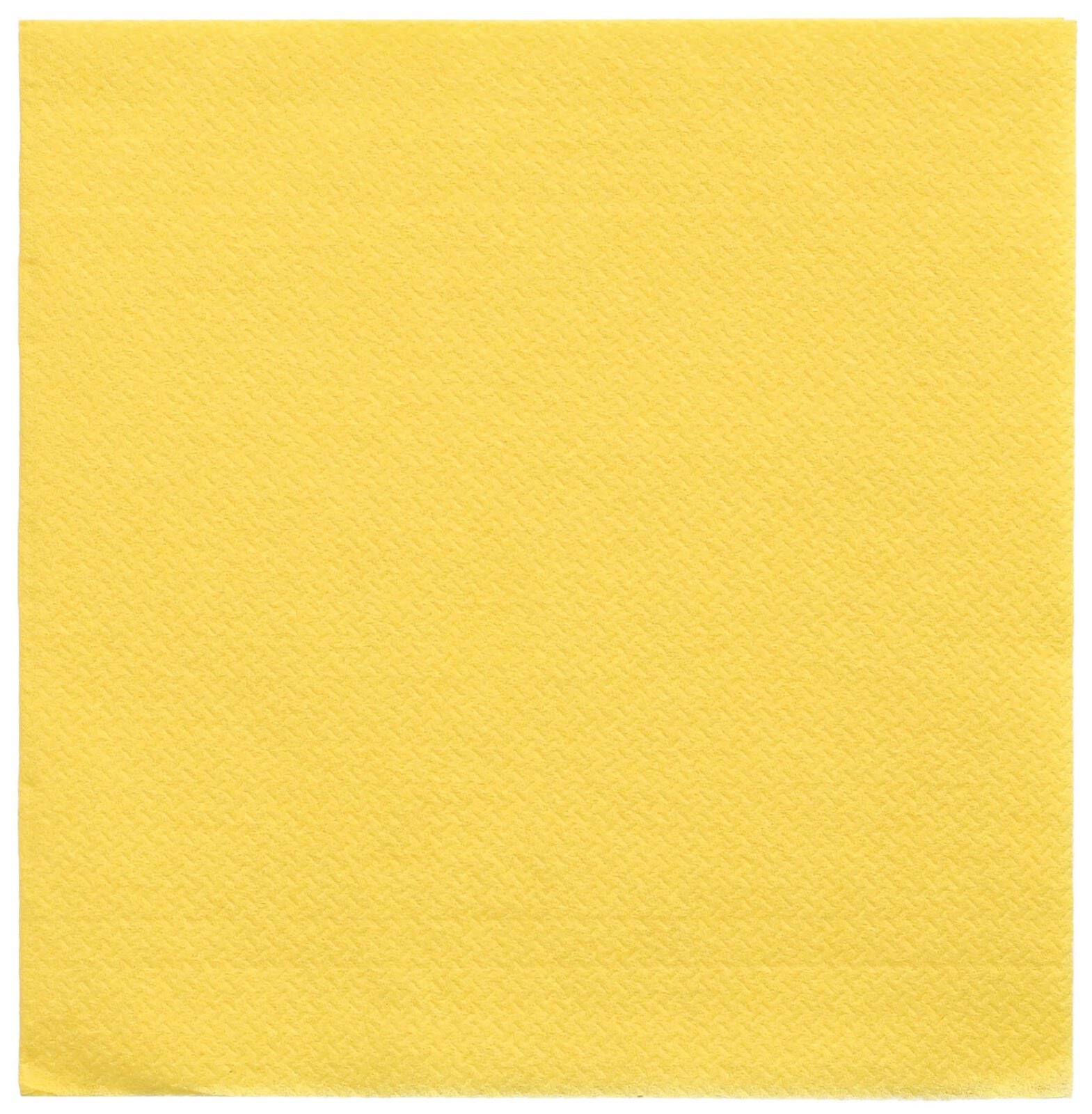 PAPSTAR Servietten 24,0 x 24,0 cm 2-lagig gelb