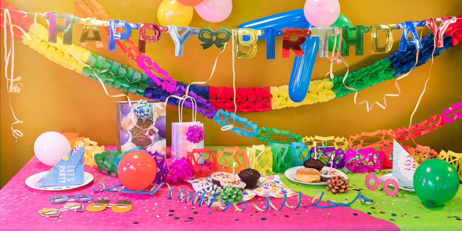 Idena Luftschlangen bunt