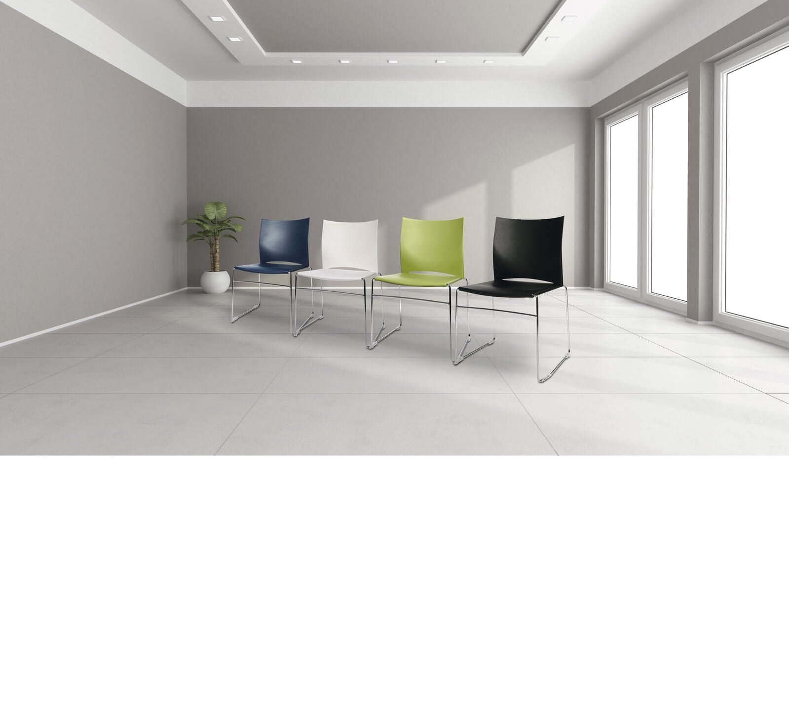 Topstar Besucherstuhl W-Chair grau